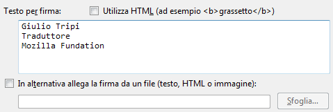 Scrittura firma semplice Windows