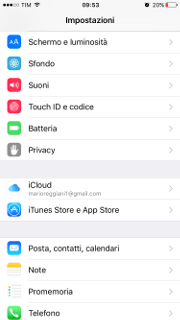 configura email su iphone2