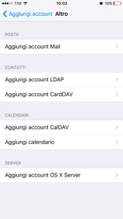 configura email su iphone5